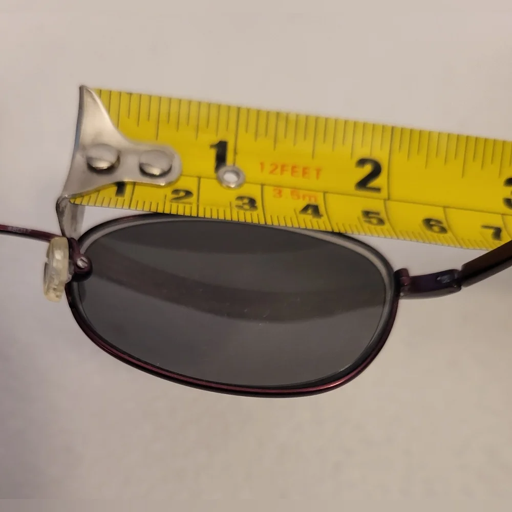 Covergirl wire frame eye glasses,  vintage wine color